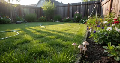 Evitez l'arrosage excessif : la clé pour eliminer les champignons dans votre gazon