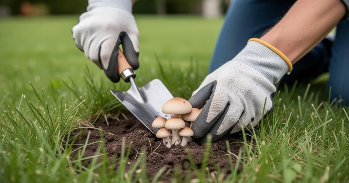Evitez l'arrosage excessif : la clé pour eliminer les champignons dans votre gazon – image 2