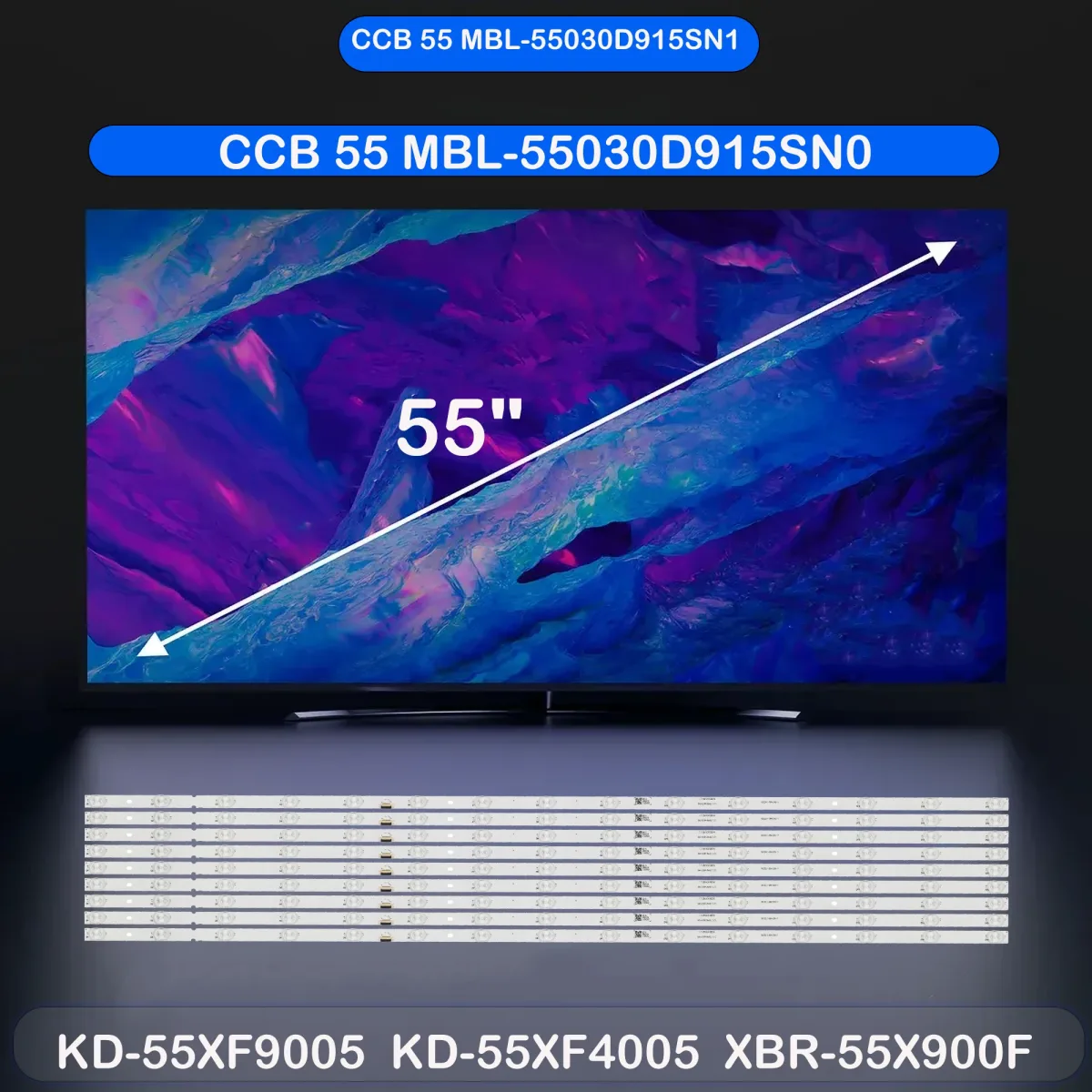 Bande de rétroéclairage LED pour téléviseur