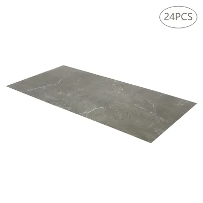 Carreaux de sol autocollants gris, lot de 24 – image 2