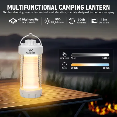 Lanterne de camping LED rechargeable magnétique – image 3