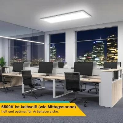 Panneau lumineux LED rectangulaire 58 × 20 cm