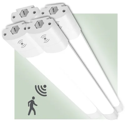 Plafonnier tube LED 150 cm à capteur