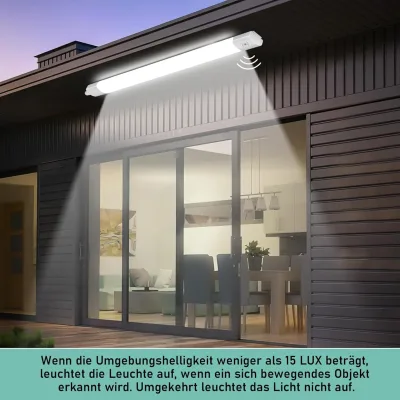 Plafonnier tube LED 150 cm à capteur – image 3